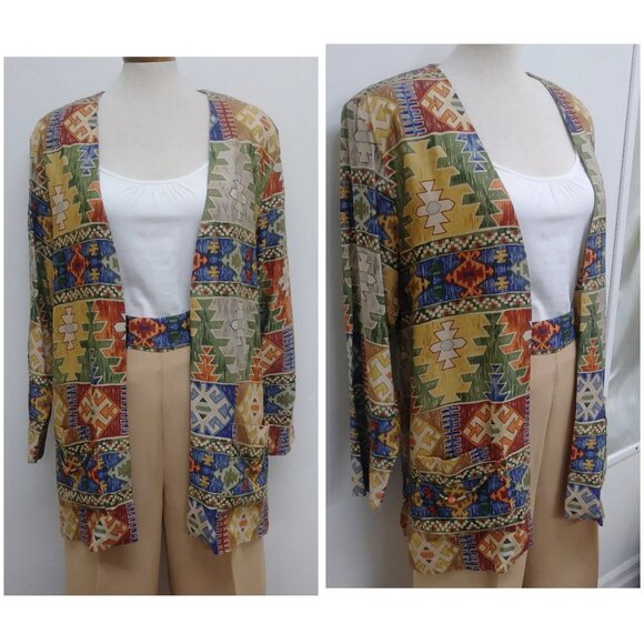 1980's Women's Algo Set - Jacket and Pants - Picture 2 of 8